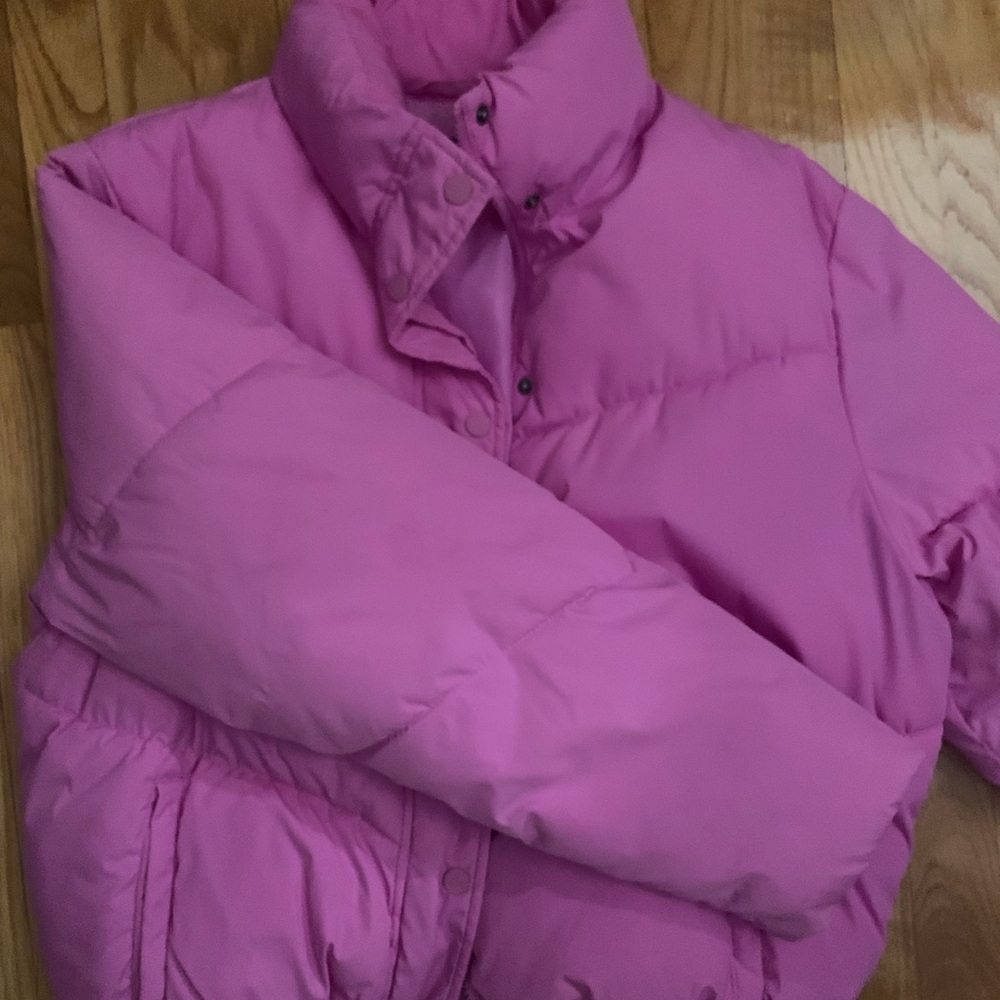 Pink Puffer Jacket - Picture 3 of 5